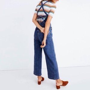 Madewell denim tie-back jumpsuit overalls Size Small